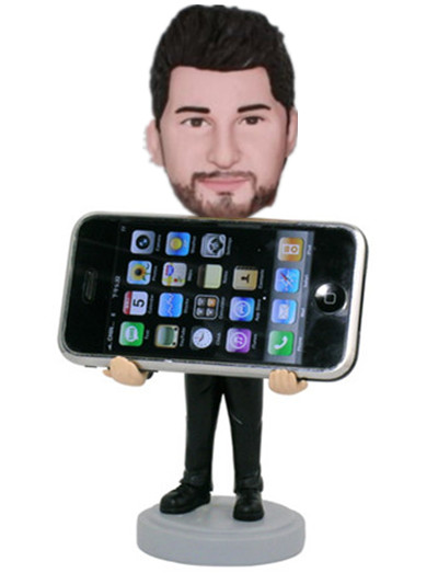 phone holder bobblehead doll
