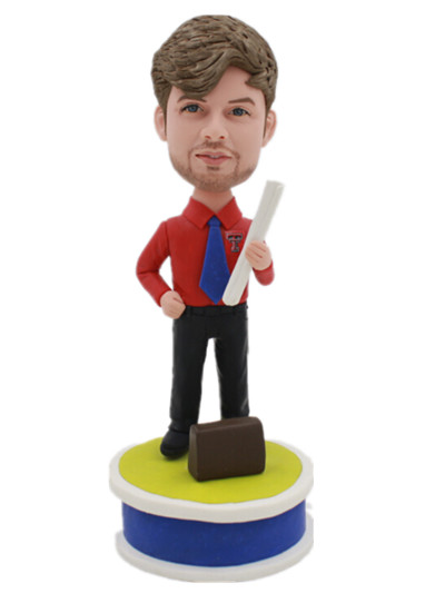 Engineer bobble head