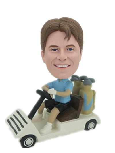 Man In Kart Bobble head 