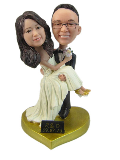 Custom wedding cake toppers