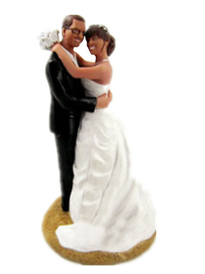 Custom Embracing Couple Custom Bobble head