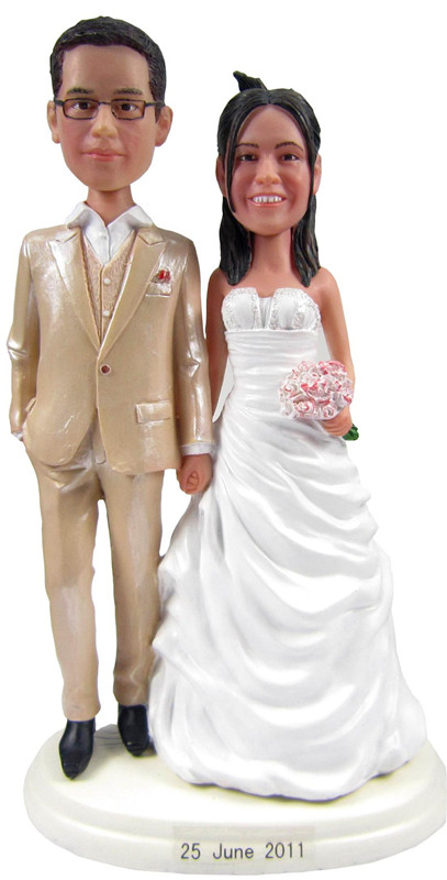 Wedding Cake Topper Bobblehead