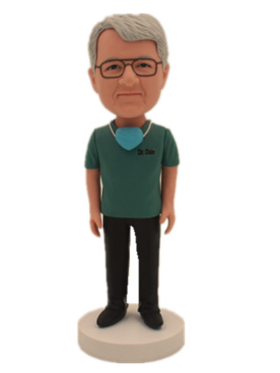 Male Nurse Custom Bobble Head