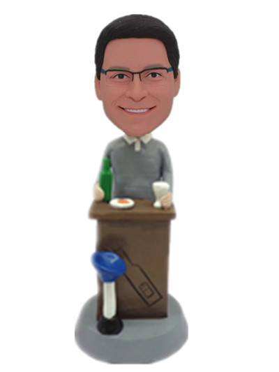 Bartender Custom bobble head doll