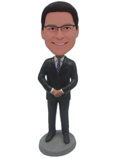 Custom made groomsmen bobble heads