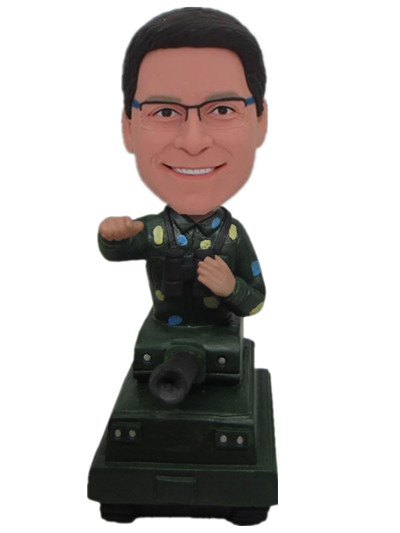 Custom bobblehead  on tank