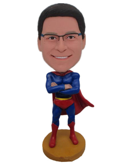Super hero custom bobble head doll
