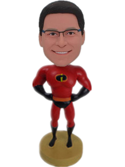 Custom Big Chest Muscle superhero bobble head