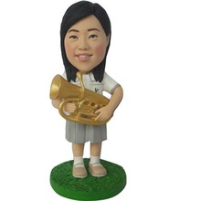 Lady With a Saxophone Custom Bobble Head