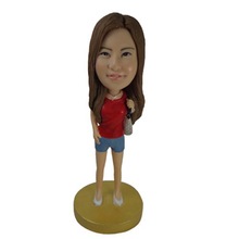 Casual Lady Custom Bobble Heads