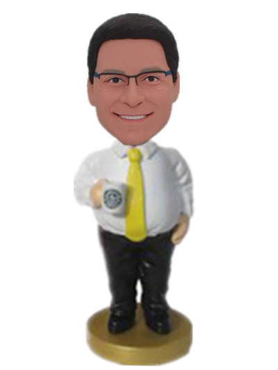 Heavy Male Boss Custom Bobble Head Dolls
