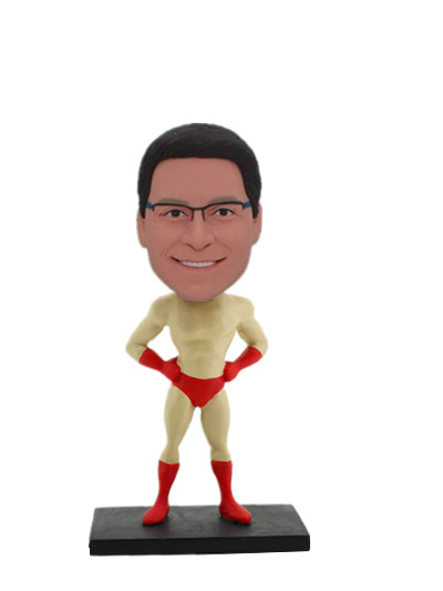 Shirtless superman custom bobble head dolls