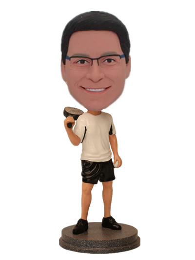 Tennis Custom Bobble Head Doll