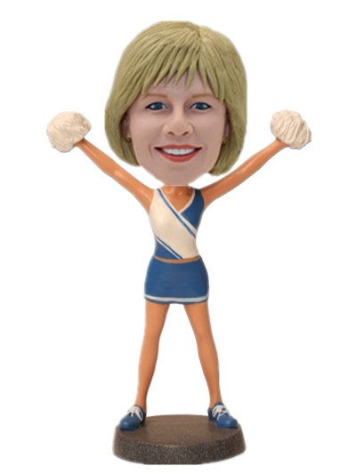 Girl Cheerleader Custom Bobble Head Doll