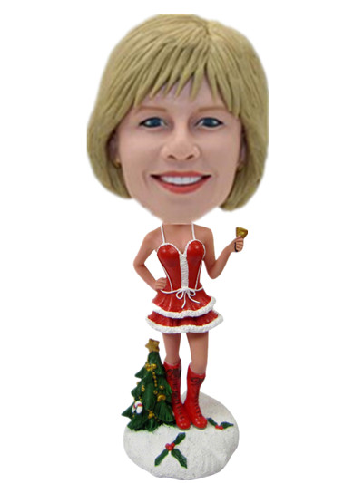 Sex Lady Christmas Bobble Head Dolls