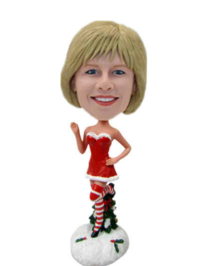 Female bobble head Christmas gift