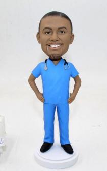 Doctor in Scrubs custom bobble heads