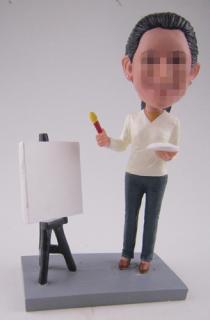 Painter bobble heads creat
