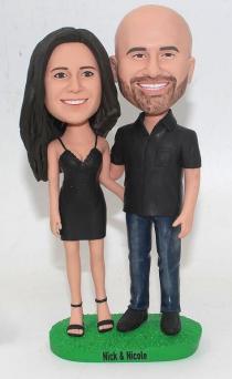 Couple bobble head doll