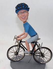 Bicycle custom bobblehead