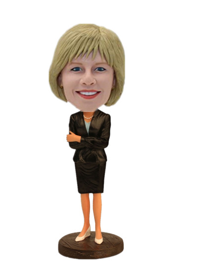 Female boss custom bobbleheads