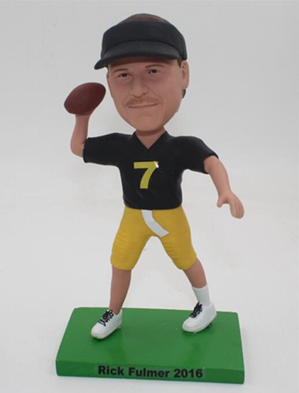 Custom your own American football bobble head