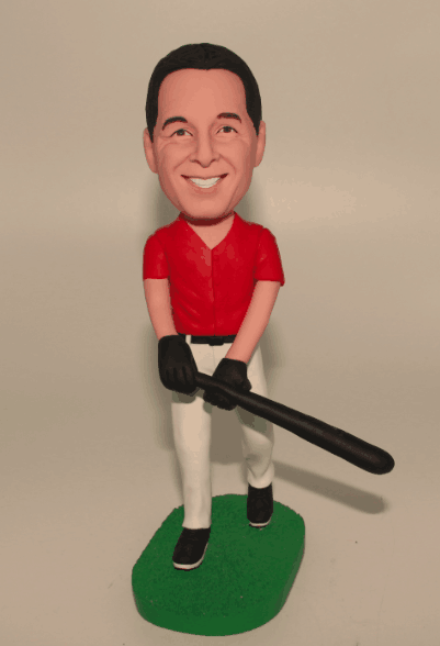 Custom your own baseball bobble head