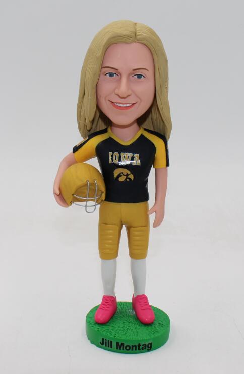 American football custom bobble heads