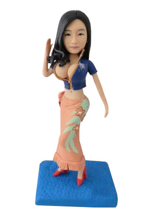 Sex Big Bust Lady Custom Female bobblehead dolls