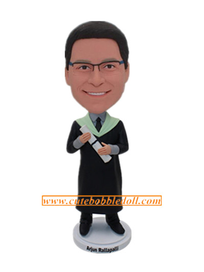 Custom Male Bobblehead Graduation Bobblehead