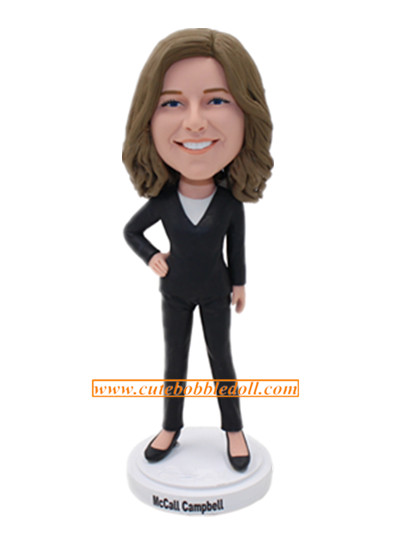 Fashion Office Lady Custom Bobblehead Dolls