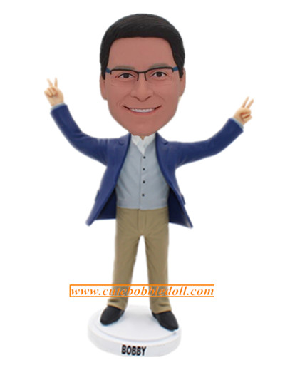 Winning Pose Custom Bobblehead Handmade Gift