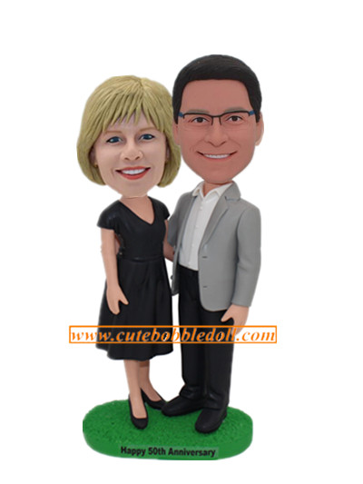 Unique Anniversary Gift Couple Custom Bobbleheads