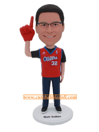 Custom Bobble head Big Fan 