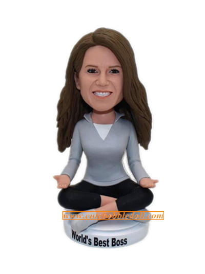 Yoga Custom Bobble Head Gift 