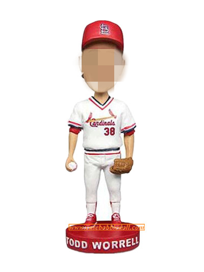 Custom Baseball Bobblehead With Your Head