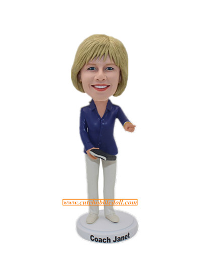 Female Coach Custom Bobbleheads