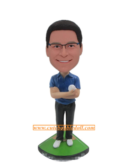 custom baseball coach bobblehead