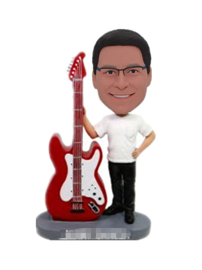 Guitar Bobble head Doll