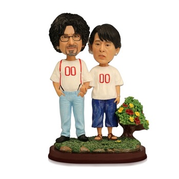 Couple Custom Bobblehead Anniversary Gift