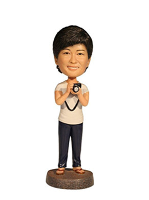 Custom Photographer Bobble head doll