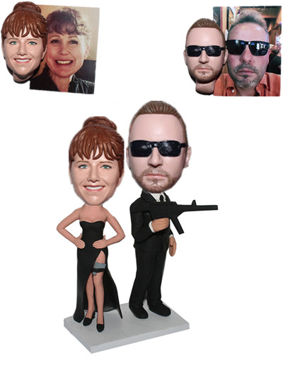 custom couple bobblehead 007